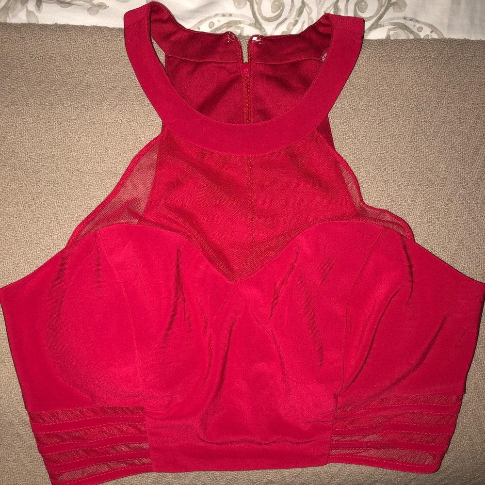 Morgan & Co Halter Crop Top